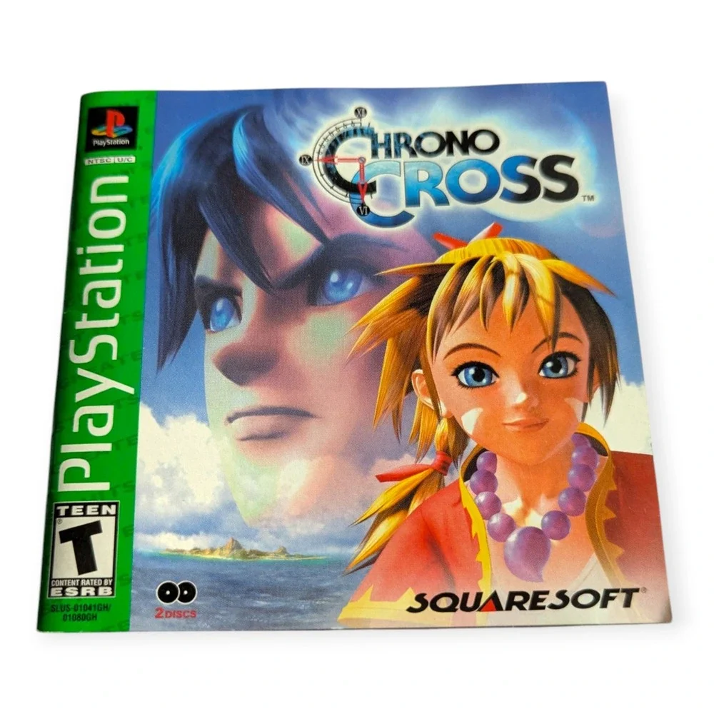 Chrono Cross Sony PlayStation 1 PS1 Greatest Hits Squaresoft RPG 2-Disc Complete